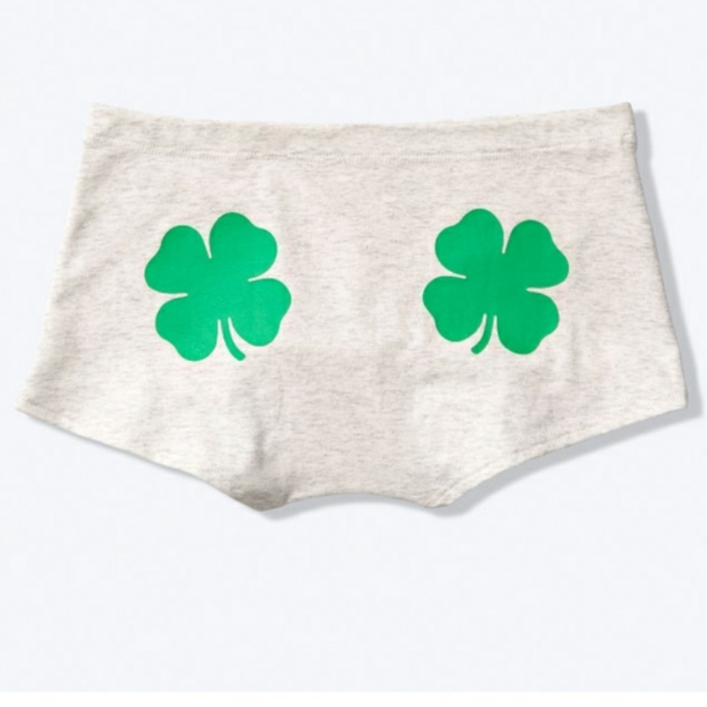 VS PINK SHAMROCK XS boyshorts